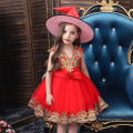 Long Sleeves Top Design Dress Girls Girls Party Dresses